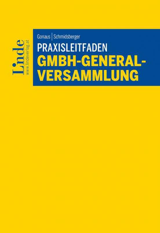 Cover-Bild Praxisleitfaden GmbH-Generalversammlung