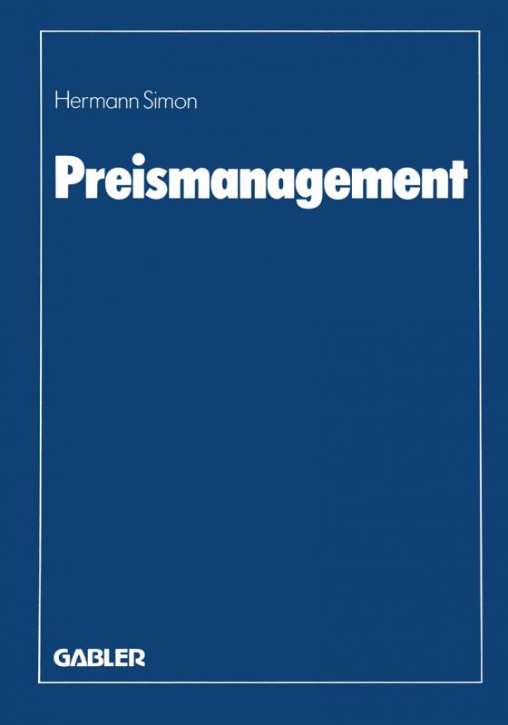 Cover-Bild Preismanagement