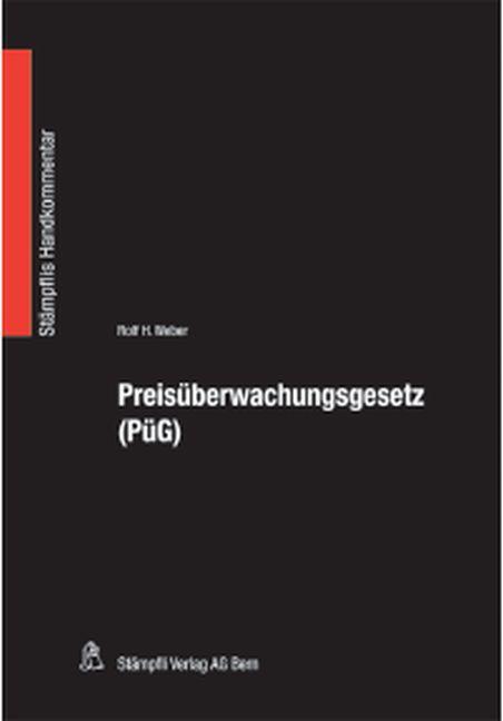 Cover-Bild Preisüberwachungsgesetz (PüG)