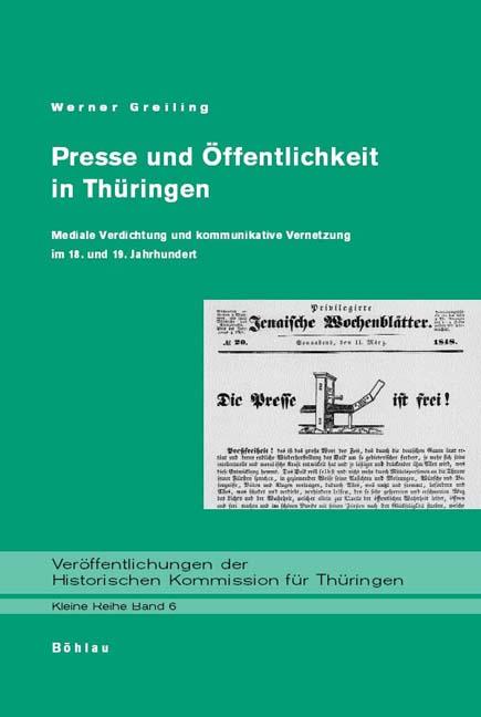 Cover-Bild Presse und Öffentlichkeit in Thüringen