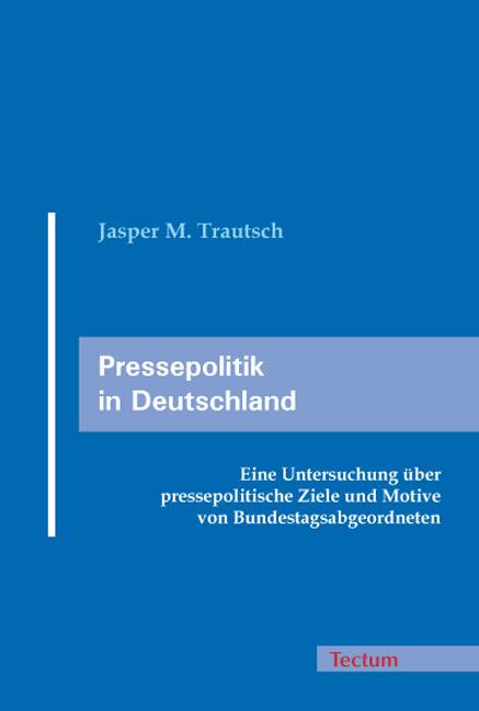 Cover-Bild Pressepolitik in Deutschland