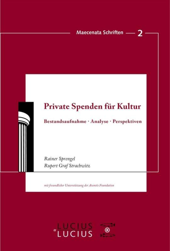 Cover-Bild Private Spenden für Kultur