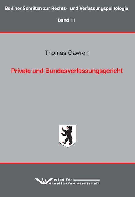 Cover-Bild Private und Bundesverfassungsgericht