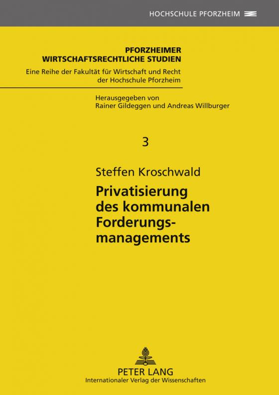 Cover-Bild Privatisierung des kommunalen Forderungsmanagements