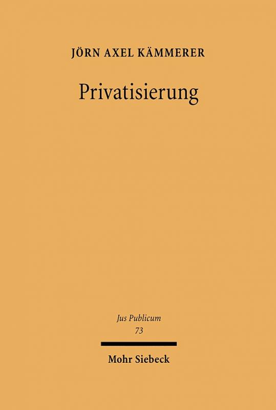 Cover-Bild Privatisierung