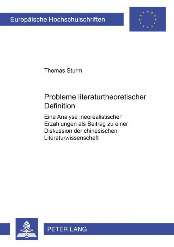 Cover-Bild Probleme literaturtheoretischer Definition