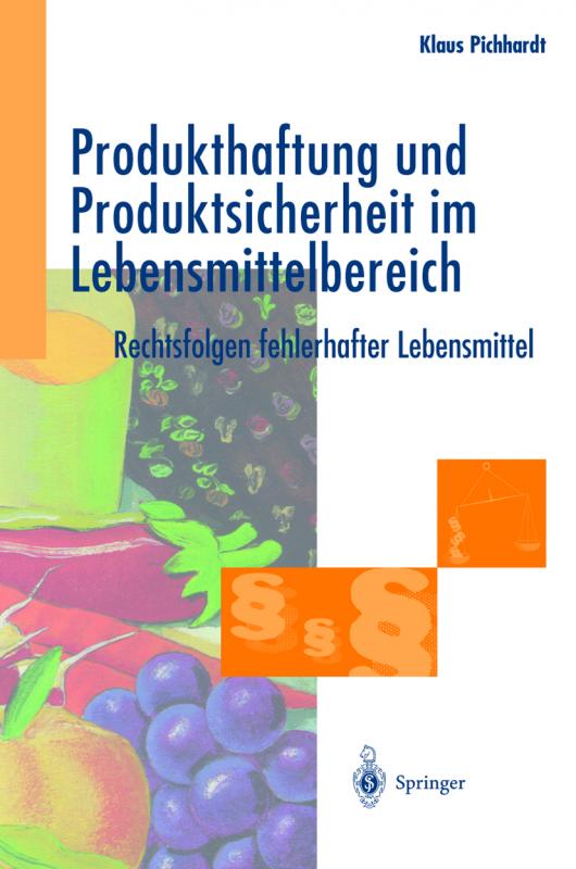 Cover-Bild Produkthaftung und Produktsicherheit im Lebensmittelbereich