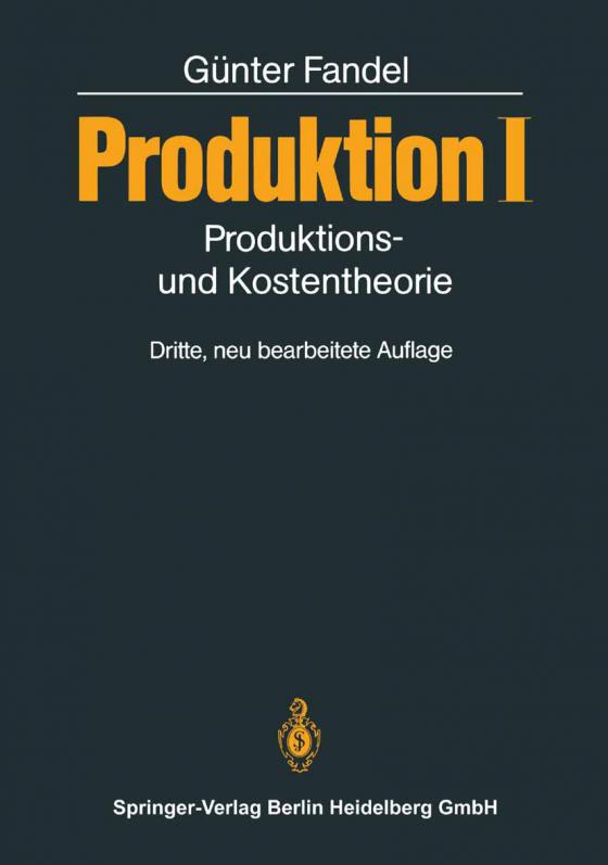 Cover-Bild Produktion I