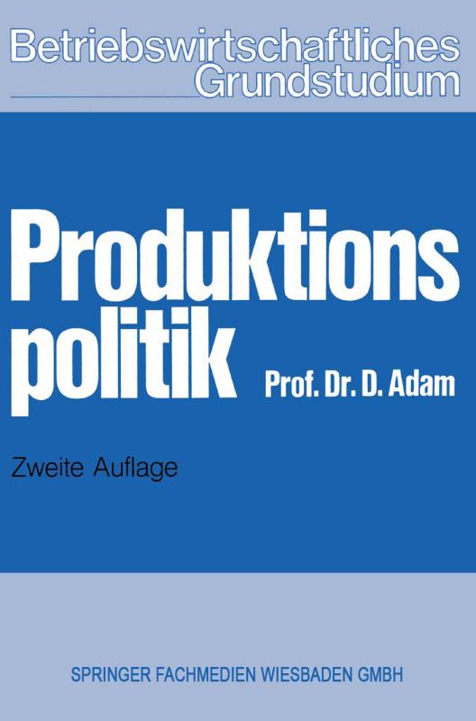 Cover-Bild Produktionspolitik