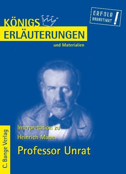 Cover-Bild Professor Unrat von Heinrich Mann.