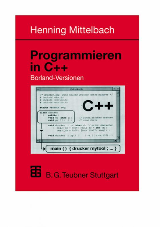 Cover-Bild Programmieren in C++ Borland-Versionen