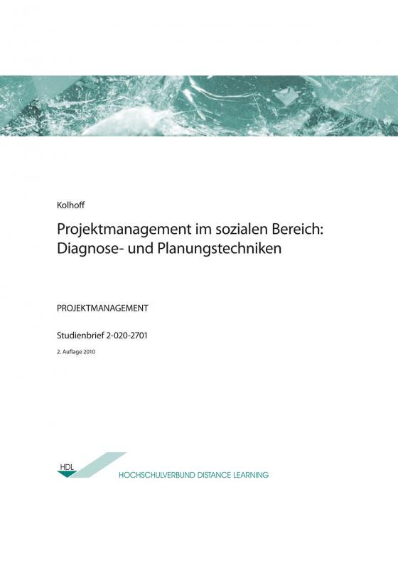 Cover-Bild Projektmanagement im sozialen Bereich: Diagnose- und Planungstechniken