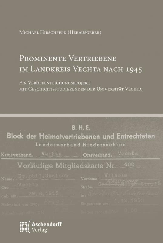 Cover-Bild Prominente Vertriebene im Landkreis Vechta nach 1945