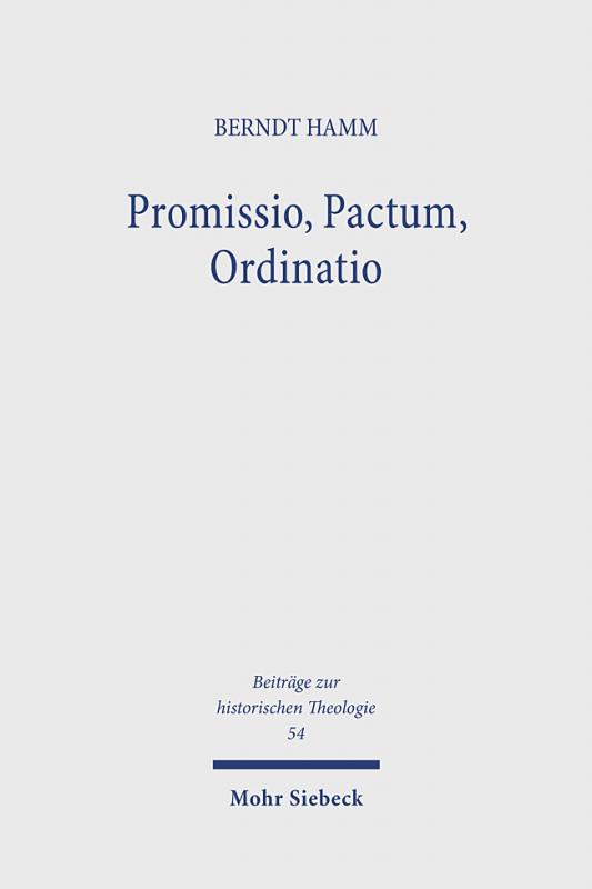 Cover-Bild Promissio, Pactum, Ordinatio