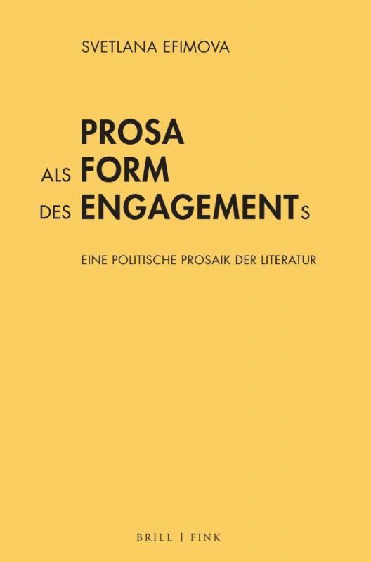 Cover-Bild Prosa als Form des Engagements