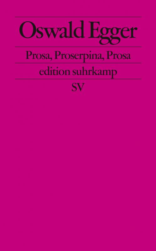 Cover-Bild Prosa, Proserpina, Prosa