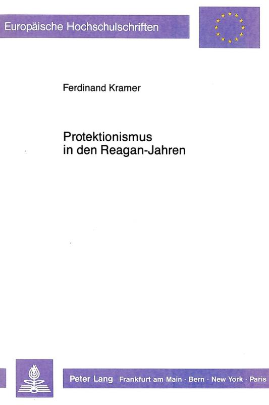 Cover-Bild Protektionismus in den Reagan-Jahren