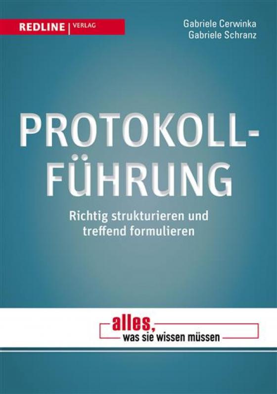 Cover-Bild Protokollführung