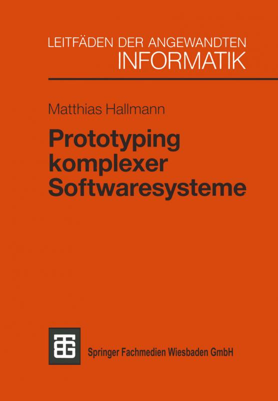 Cover-Bild Prototyping komplexer Softwaresysteme