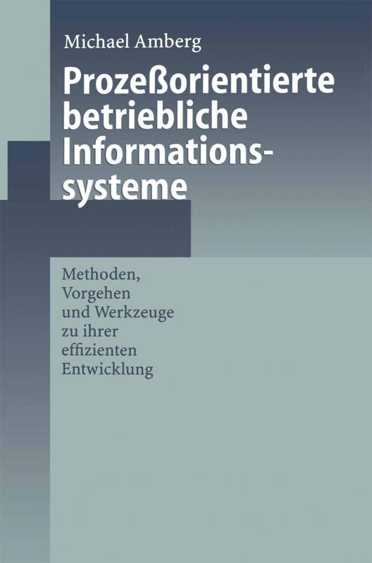 Cover-Bild Prozeßorientierte betriebliche Informationssysteme