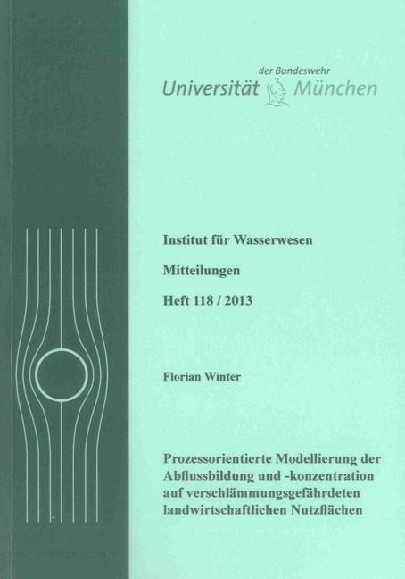 Cover-Bild Prozessorientierte Modellierung der Abflussbildung und -konzentration auf verschlämmungsgefährdeten landwirtschaftlichen Nutzflächen