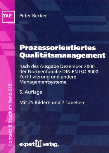 Cover-Bild Prozessorientiertes Qualitätsmanagement
