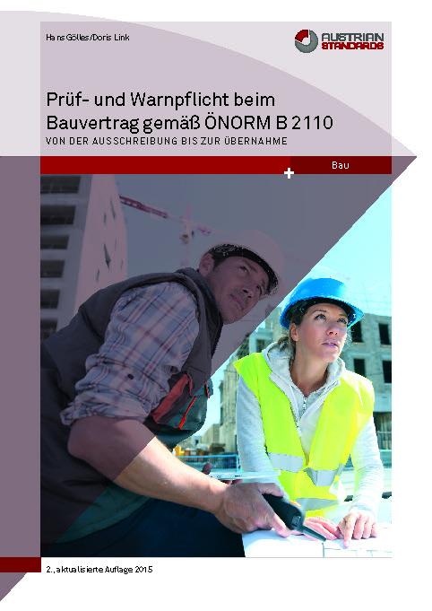 Cover-Bild Prüf- und Warnpflicht im Bauvertrag gemäß ÖNORM B 2110