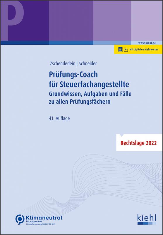 Cover-Bild Prüfungs-Coach für Steuerfachangestellte