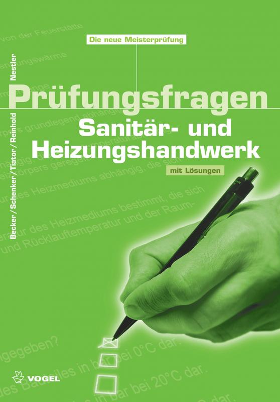 Cover-Bild Prüfungsfragen Sanitär- und Heizungshandwerk