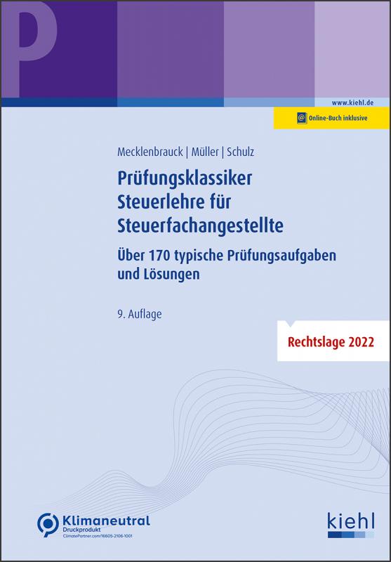 Cover-Bild Prüfungsklassiker Steuerlehre für Steuerfachangestellte