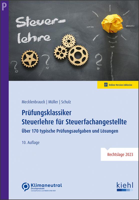 Cover-Bild Prüfungsklassiker Steuerlehre für Steuerfachangestellte