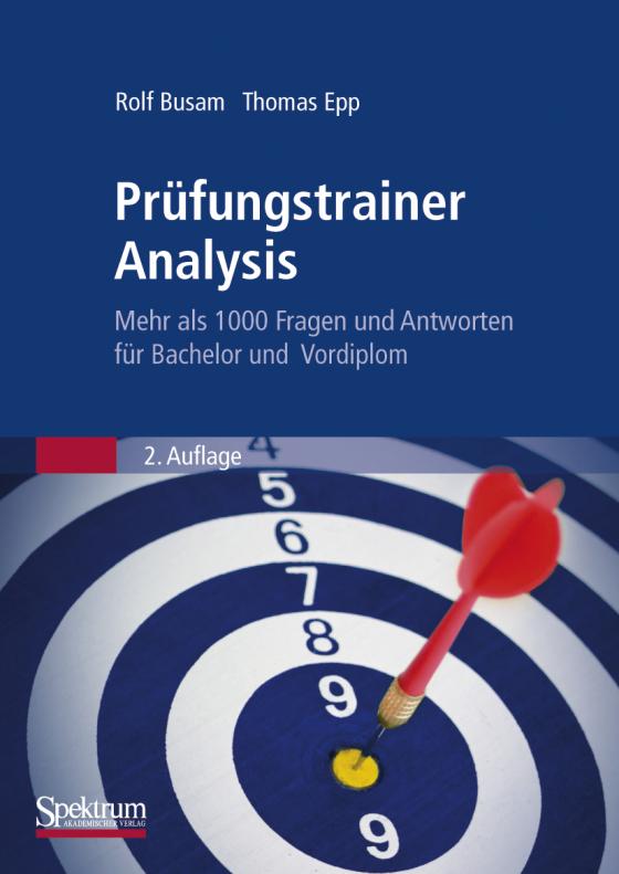 Cover-Bild Prüfungstrainer Analysis