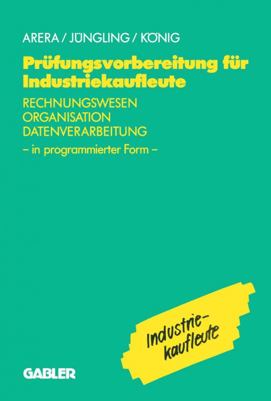 Cover-Bild Prüfungsvorbereitung für Industriekaufleute