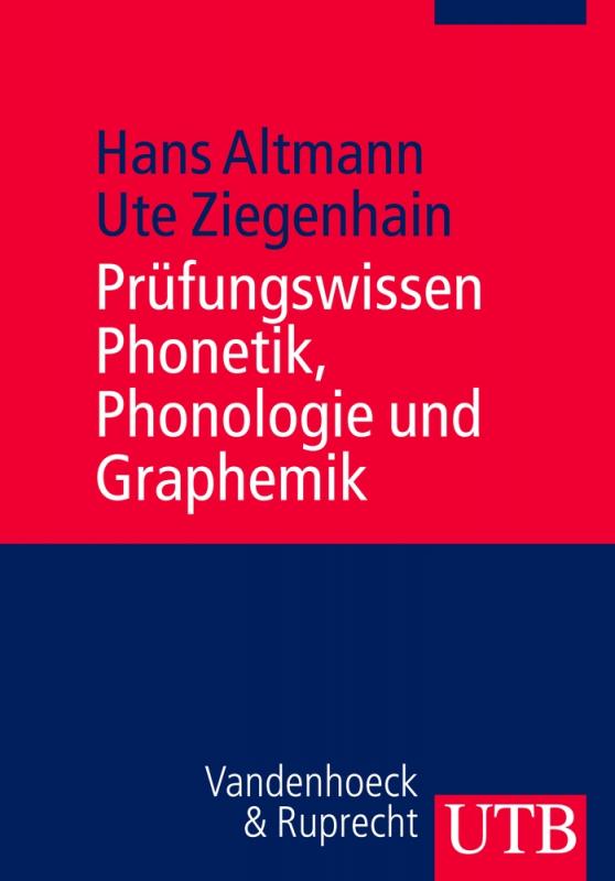 Cover-Bild Prüfungswissen Phonetik, Phonologie und Graphemik