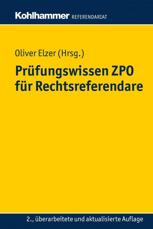 Cover-Bild Prüfungswissen ZPO für Rechtsreferendare