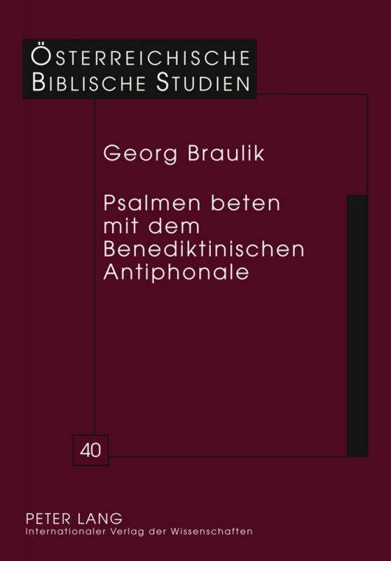 Cover-Bild Psalmen beten mit dem Benediktinischen Antiphonale