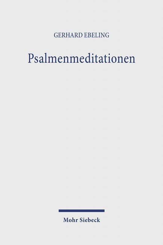 Cover-Bild Psalmenmeditationen