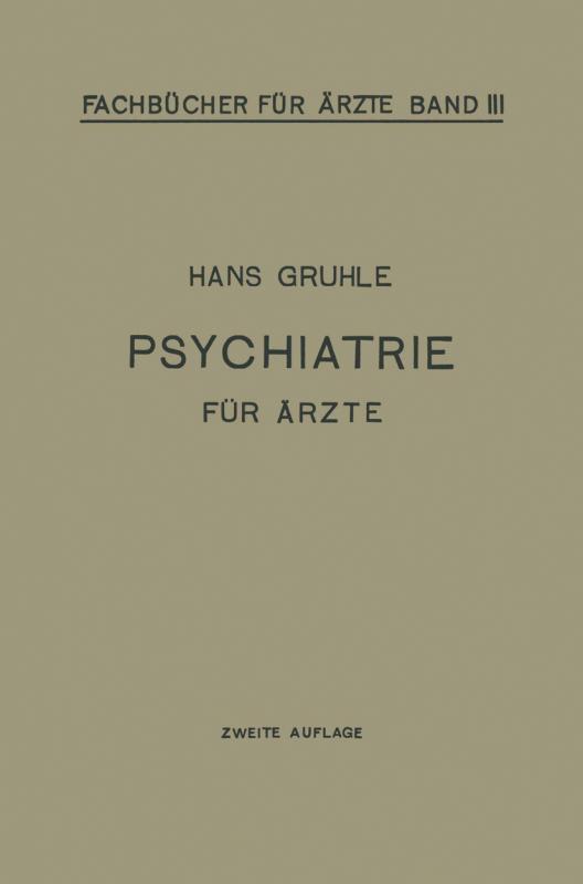 Cover-Bild Psychiatrie für Ärzte
