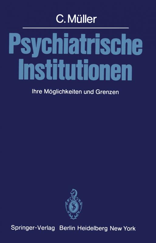 Cover-Bild Psychiatrische Institutionen