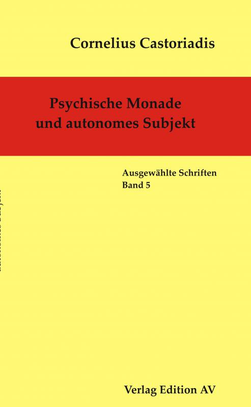 Cover-Bild Psychische Monade und autonomes Subjekt