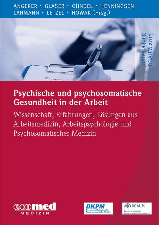 Cover-Bild Psychische und psychosomatische Gesundheit in der Arbeit