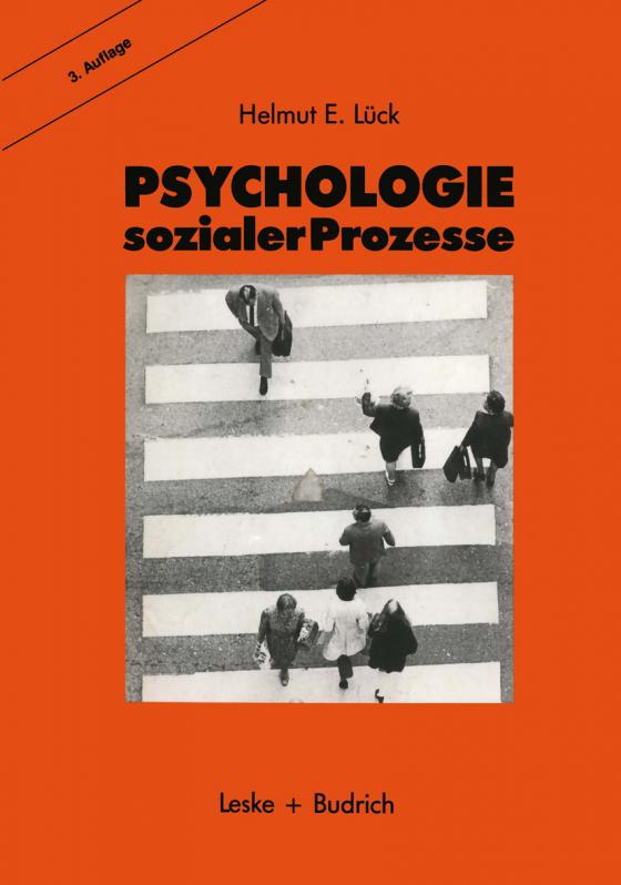 Cover-Bild Psychologie sozialer Prozesse