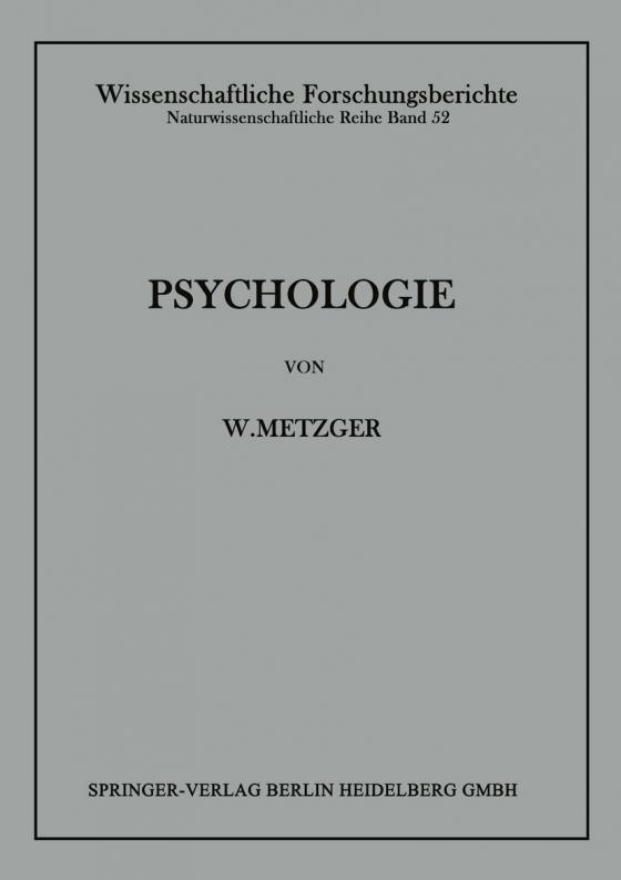 Cover-Bild Psychologie