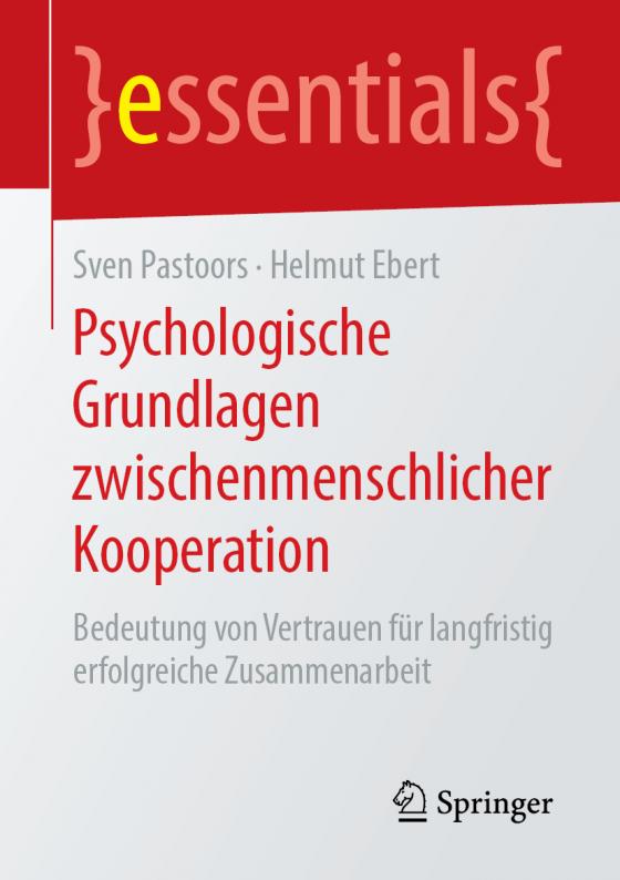 Cover-Bild Psychologische Grundlagen zwischenmenschlicher Kooperation