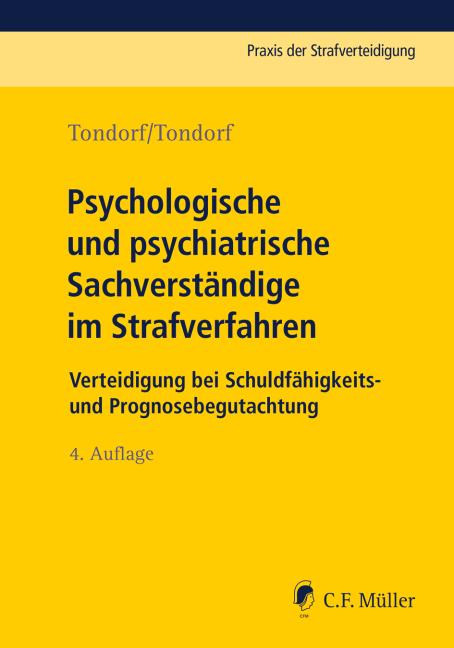 Cover-Bild Psychologische und psychiatrische Sachverständige im Strafverfahren