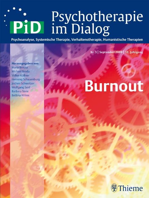 Cover-Bild Psychotherapie im Dialog - Burnout