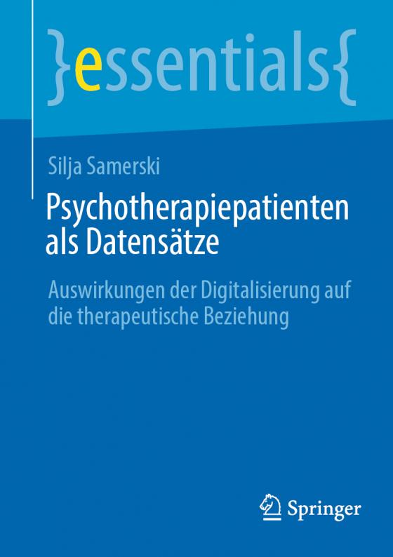 Cover-Bild Psychotherapiepatienten als Datensätze