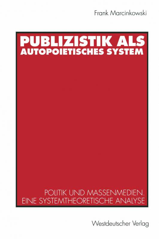 Cover-Bild Publizistik als autopoietisches System