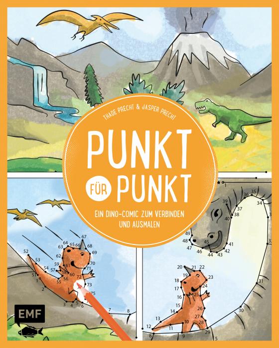 Cover-Bild Punkt für Punkt – Ein Dino-Comic zum Verbinden und Ausmalen