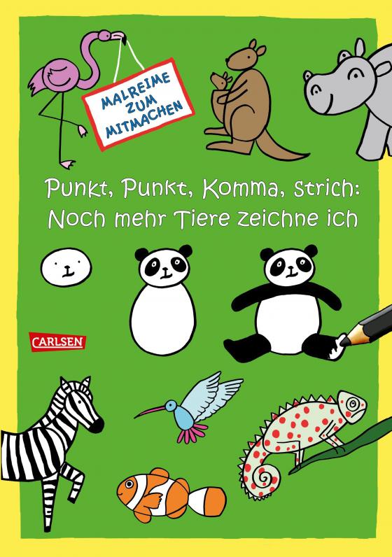 Cover-Bild Punkt, Punkt, Komma Strich: Noch mehr Tiere zeichne ich